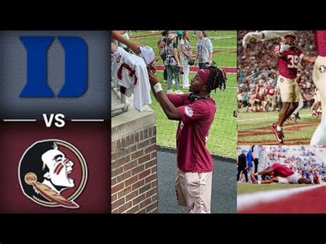 FSU Vs Duke Gameday Vlog 2023 YouTube