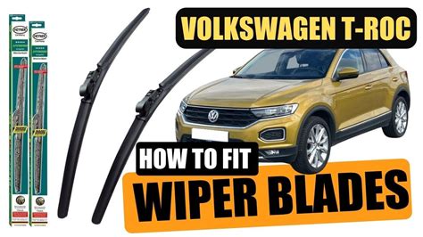 Volkswagen T Roc How To Remove And Fit New Wiper Blades YouTube