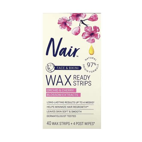 Plastry Z Woskiem Do Depilacji Twarzy I Bikini Orchid Cherry Nair Sztuk Nowo Ci Cia O I