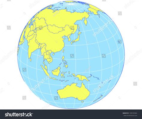 Orthographic Projection World Map