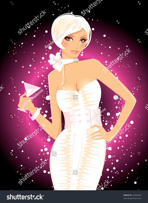 Vector Illustration Sexy Girl Stock Vector Royalty Free 42694402