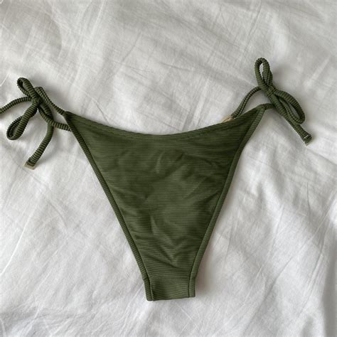 Zulu Zephyr Khaki Bikini Bottoms Never Worn Depop