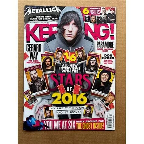 BRING ME THE Horizon Kerrang No 1600 Magazine November 28 2015 Oli