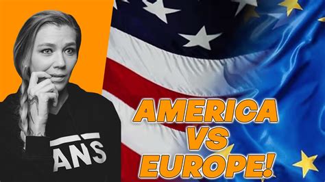 American Reacts To Usa Vs Europe Amanda Rae Youtube