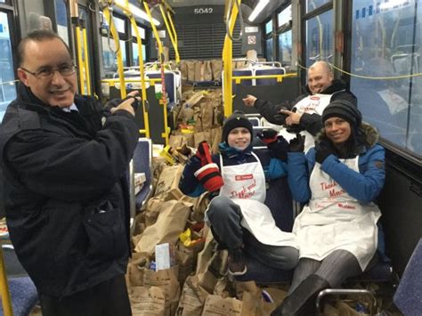 Oc Transpo Loblaws Christmas Food Drive Hendrickx No Frills