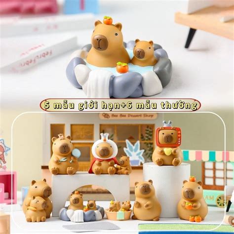 Hot Capybara B S U T P B Tr Ng Ngo I Giao Blind Box B T K S U T M Tr Ng B Y B N