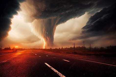 Tornado Disaster Nature Storm Sky Photo Background And Picture For Free