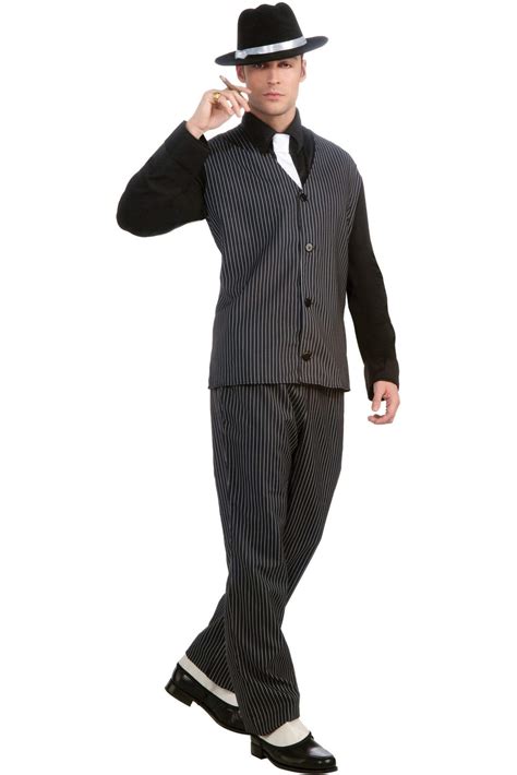 1920s Gangster Men's Polyester/Satin Halloween Costume | Party City