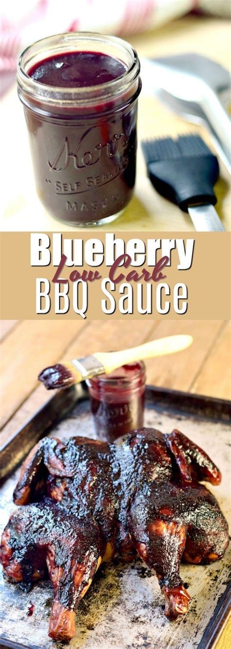 Low Carb Blueberry Bbq Sauce Recipe Bobbi S Kozy Kitchen Blueberry