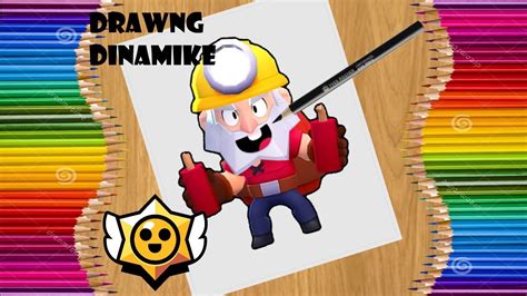 How To Draw Dynamike Easily Brawl Stars Comment Dessiner Dynamike Facilement Sur Brawl Stars