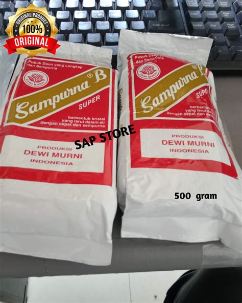 PUPUK SAMPURNA B 500 Gram SUPER PUPUK BUNGA DAN BUAH Lazada Indonesia