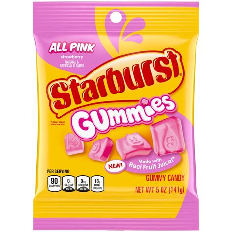 Starburst All Pink Gummies Candy - Shop Candy at H-E-B