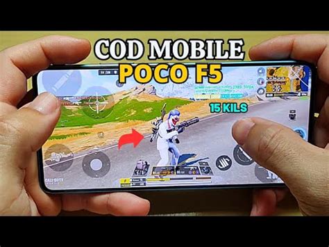 CAL OF DUTY MOBILE POCO F5 Gameplay MODO Battle Royale 60 FPS