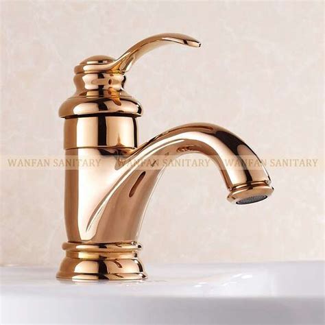 Luxury Basin Faucets Antique Brass Bathroom Sink Faucets Single Handle Hot Cold Wash Mixer Water
