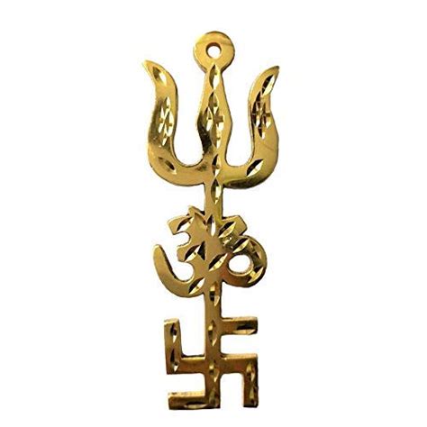 Buy Copure Ap Trishakti Yantra Trishul Om Swastika Decorative Spiritual