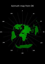Azimuth map Free Vector Download | FreeImages