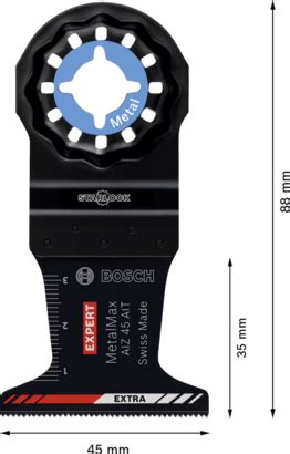 Lâminas EXPERT MetalMax AIZ 45 AIT Bosch Professional