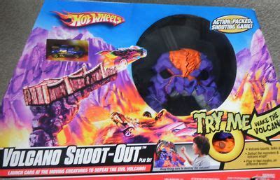 Hot Wheels Volcano Blowout Set Toy Car Track Set