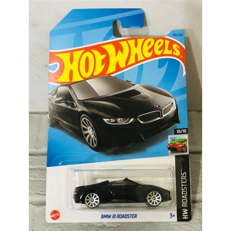 Hkk13 Regular Hot Wheels BMW I8 Roadster Black Racing Car Toy Shopee Malaysia