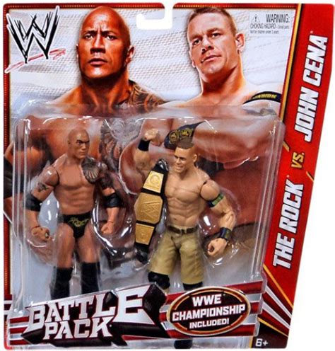 Wwe Wrestling Series 24 The Rock Vs John Cena Action Figure 2 Pack Wwe