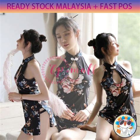 Cp Mall New Arrival Hot Selling Women Sexy Role Play Tempatation Sexy Cheongsam Wear Style