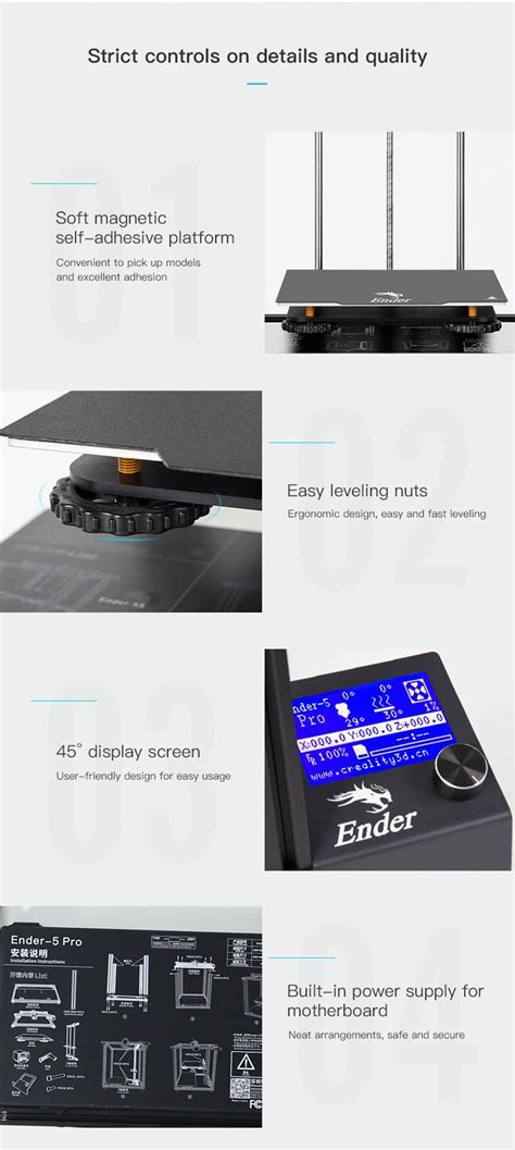 Creality Ender 5 Pro 3D Printer - DC 3D Printers