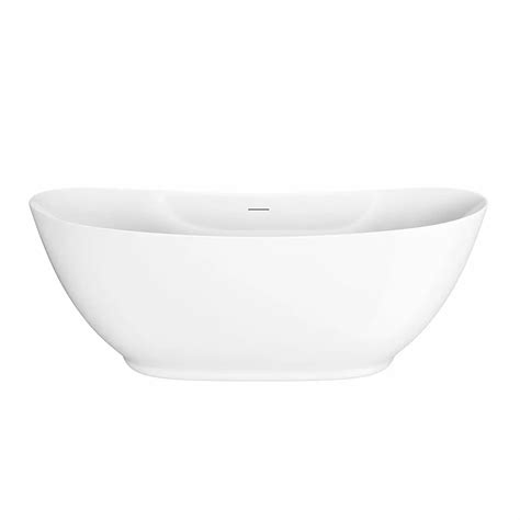 Roe Thin Edge Freestanding Acrylic Bath Get My Taps