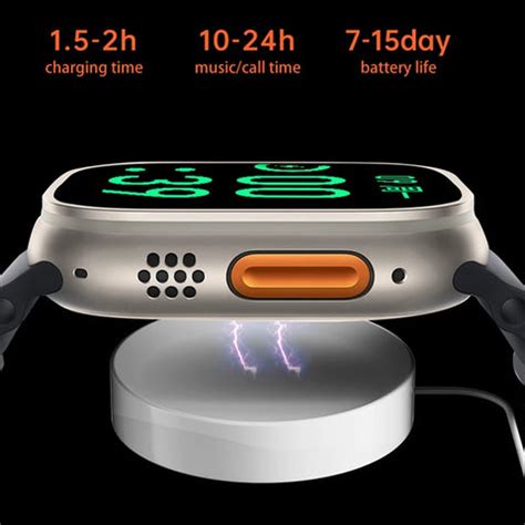 W&O X8 Ultra Smart Watch Series 8 NFC Always-on Display Wireless ...