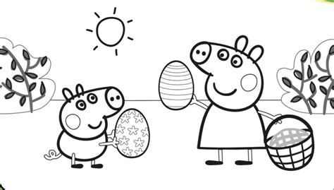 Peppa Pig George Coloring Pages at GetColorings.com | Free printable ...