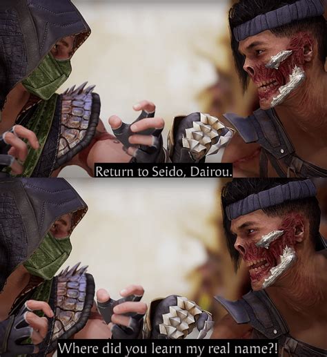 Havik's true identity revealed in an intro dialogue. : r/MortalKombat