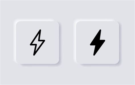 Premium Vector Flash Thunder Power Icon Lightning Bolt Symbol