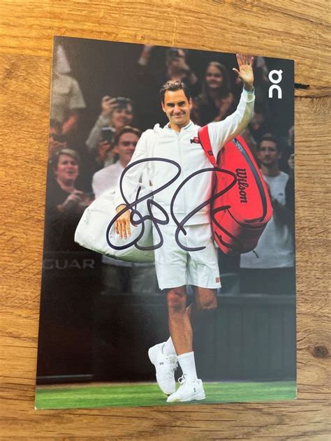 Roger Federer Autogramm Karte Kaufen Auf Ricardo