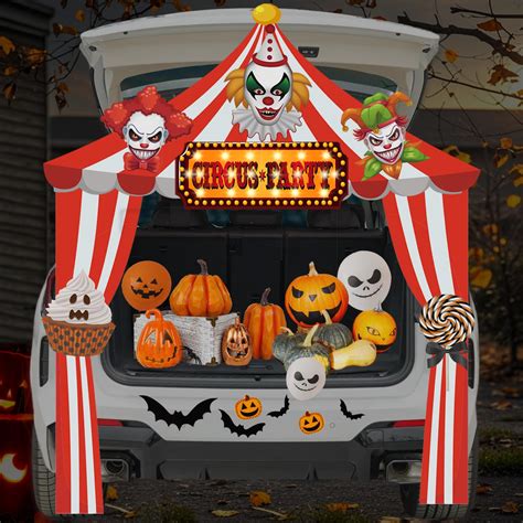 Halloween Trunk or Treat Car Decorations Kit, Circus Trunk or Treat