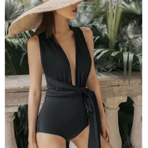 Jual Size M Xxxl Jumbo Multiway Swimsuit Baju Renang Wanita Resort Wear Bikini
