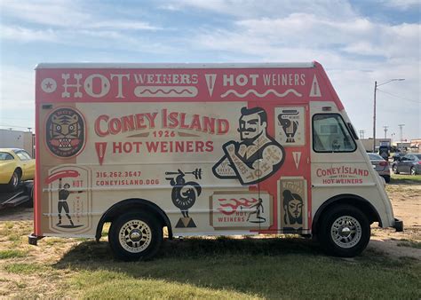 Coney Island Food Truck Wrap On Behance