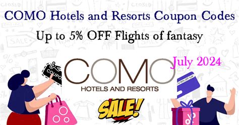 20% Off COMO Hotels and Resorts Coupon/Promo Code Jul 2024 (8 Active Codes)