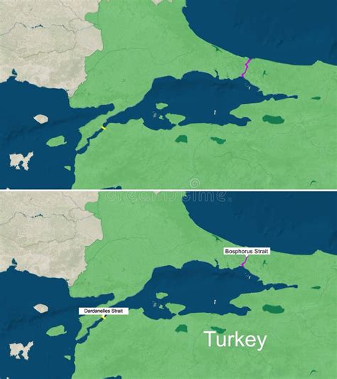 bosphorus strait  world map major straits   world kvyoo