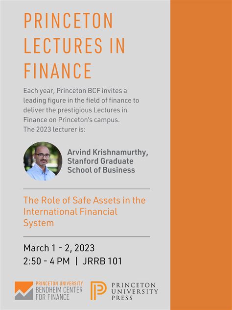 princeton lectures  finance bendheim center  finance