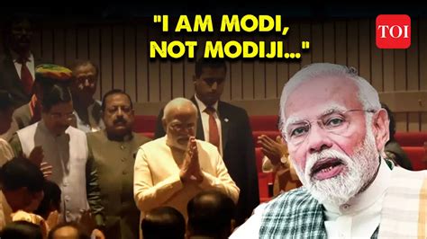 Pm Modi Bjp Parliamentary Meet “i Am Modi Not Modiji” Pm To Party