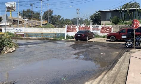 Inunda Fuga De Aguas Residuales Tramo Del Puente Kontiki Ecos De Rosarito