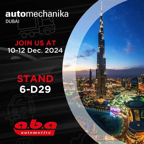 ABA Automotive on LinkedIn: #automechanikadubai #abaautomotive