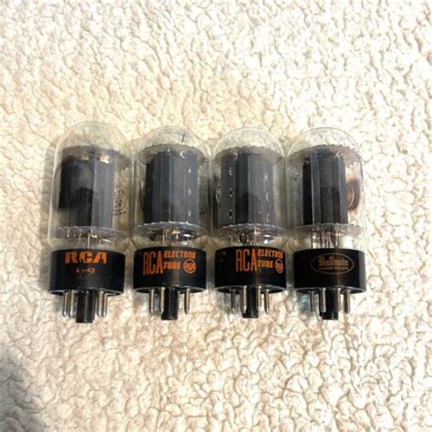 Rca L Gc Black Plates Vintage Holy Grail Vacuum Tubes Untested Ebay