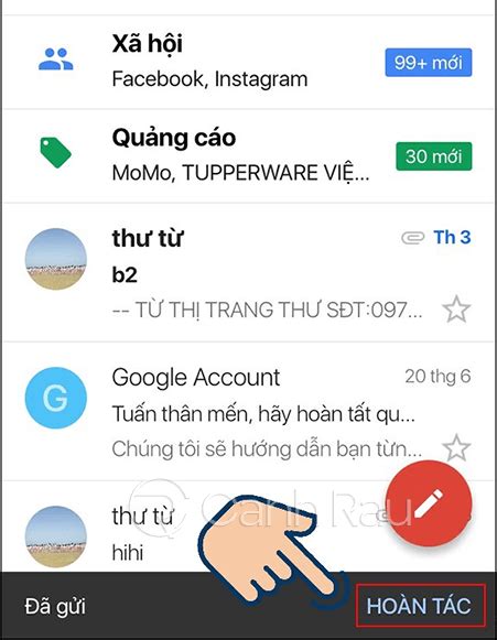 Hướng dẫn 2 cách thu hồi email đã gửi trong Gmail nhanh chóng Canhrau