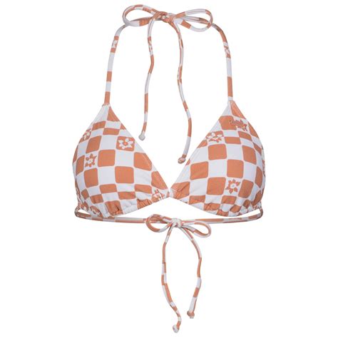 Roxy Check It Tiki Tri Bikini Top Damen Online Kaufen Bergfreunde De