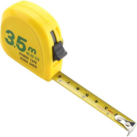 CintBllTer 3.5m / 11.5ft Tape Measure,Steel Retractable Professional Tape,Metric Scale，Plastic ...