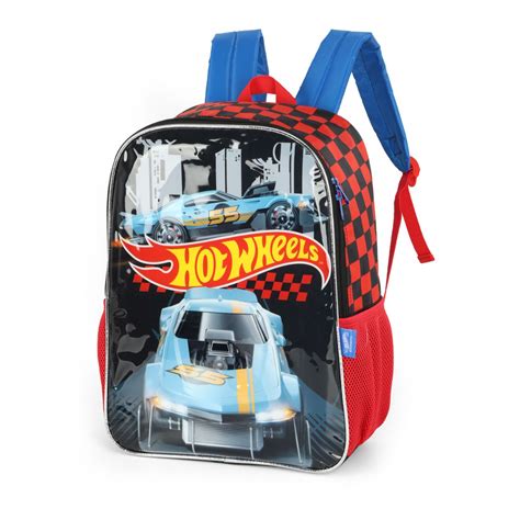 Mochila de Costas Infantil Hot Wheels IS41511HW Só Courus