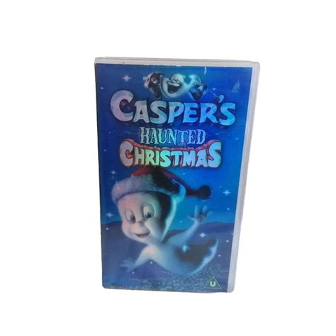 Caspers Haunted Christmas Vhs 2000 Vhs Video Cassette Tape Vintage