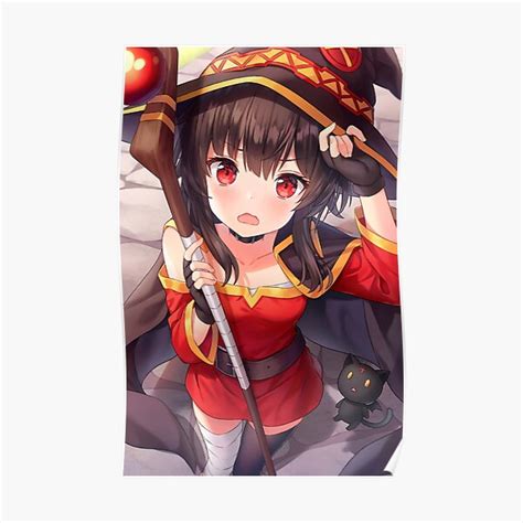 Megumin Butt Thicc Ass Thighs Konosuba Sexy Lewd Hentai Ecchi Anime Girl Poster Von