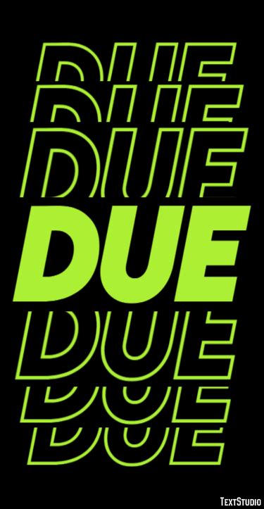 due text effect  logo design word