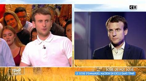 Le sosie d Emmanuel Macron se confie dans Touche pas à mon poste